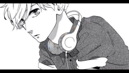 Персонажи манги черно белые