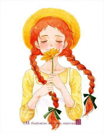 Рыжие мультяшные девочки