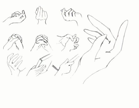 Руки боком рисунки аниме (53 фото)