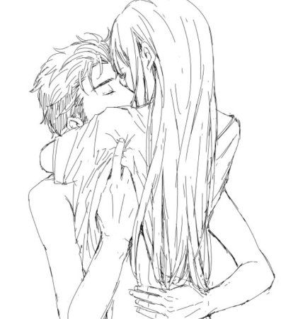 Аниме пары для рисования