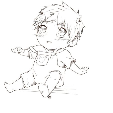 Рисование аниме для детей