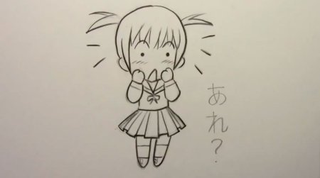 Аниме дети для срисовки