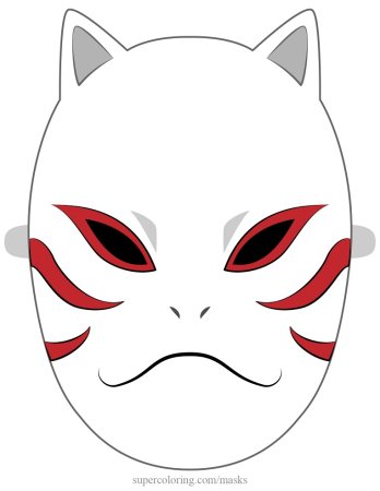 Наруто в маске Анбу