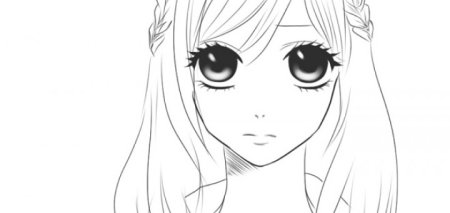 Раскраски для девочек аниме