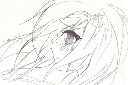 Рисунки для срисовки аниме