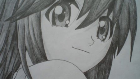 Аниме рисунки карандашом