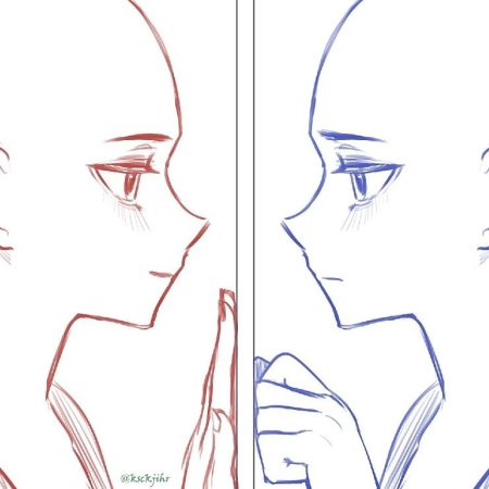 Позы для рисования аниме