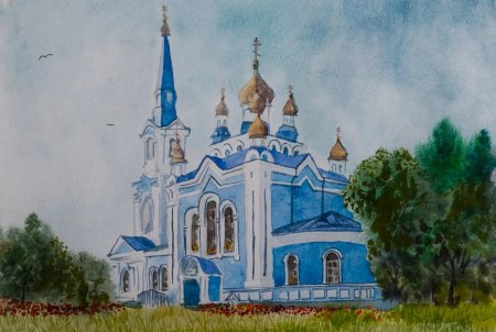 Храм Вологды карандашами храм Рождества Богородицы