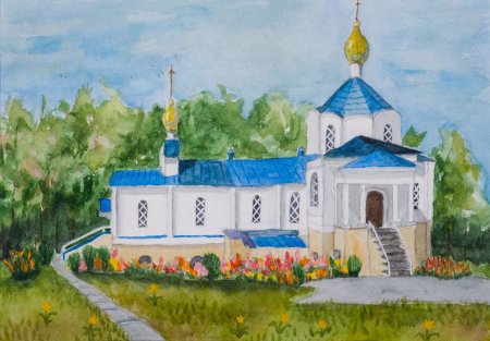 Рисунки храмов