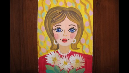 Портрет мамы в подготовительной группе