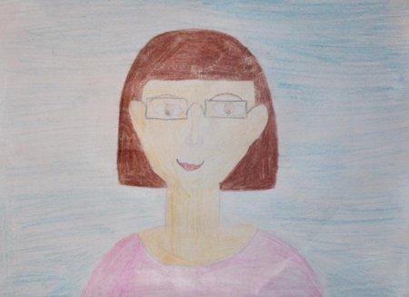 Мама с ребенком рисунок