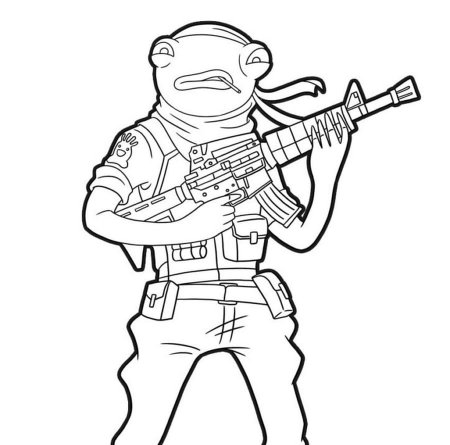 Раскраски Fortnite Battle Royale