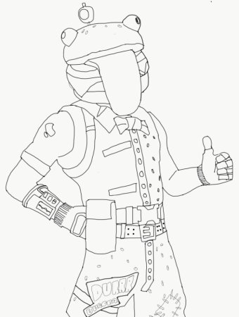Раскраски Fortnite Мидас