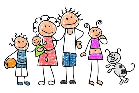 Семья рисунок