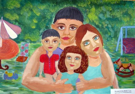 Композиция на тему моя семья