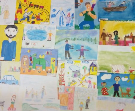 Конкурс рисунков папа может