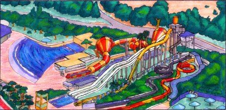 Детская площадка скетч