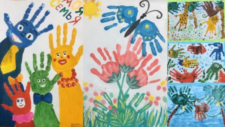 Рисование ладошками для детей