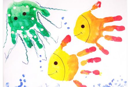 Рисование ладошкой в подготовительной группе