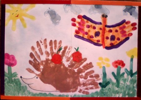 Рисование ладошками для детей