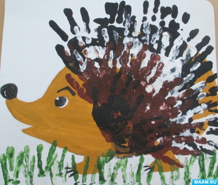 Рисование ладошками с малышами