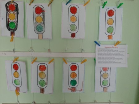 Рисование в младшей группе на тему светофор
