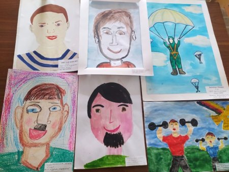 Выставка рисунков мой папа самый лучший