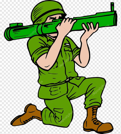 Солдат с пушкой