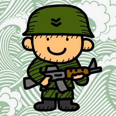 Рисовать солдата