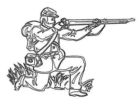 Раскраска армия