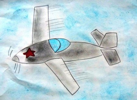 Детские рисунки самолетов