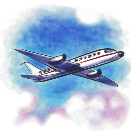 Детский рисунок самолет (51 фото)