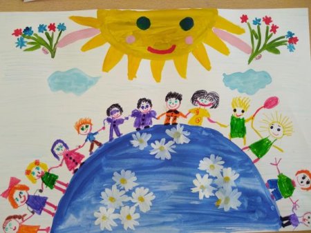 Рисунок на тему пусть всегда будет солнце