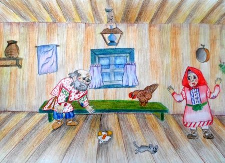 Раскадровка сказки Курочка Ряба