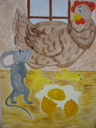 Курочка из сказки Курочка Ряба