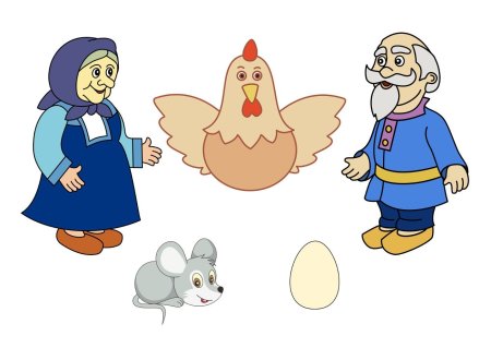 Курочка Ряба Ушинского