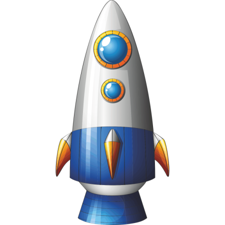 Нарисовать ракету ребенку