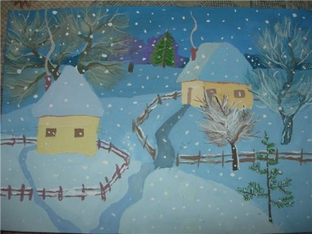 Зимние рисунки