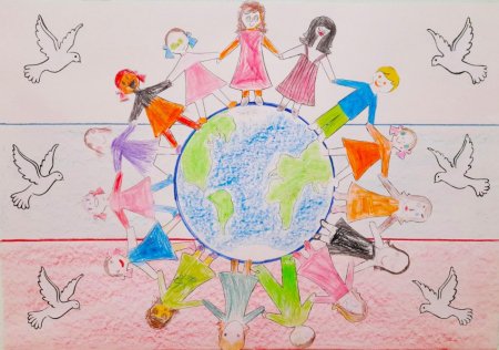 Мы едины рисунок