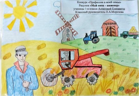 Рисунки детей профессии моих родителей