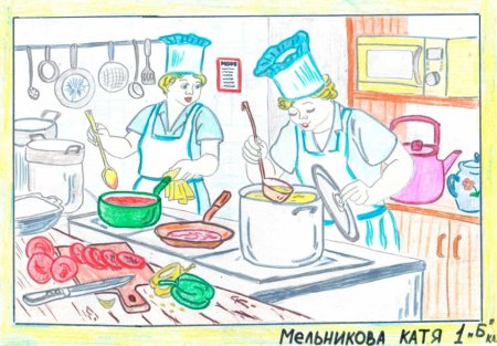 Профессия повар в детском саду