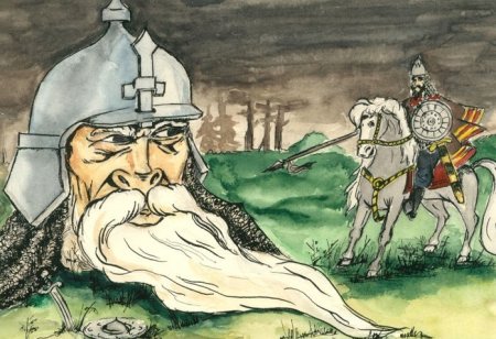 Руслан и голова богатыря