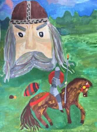 Бой Руслана с Черномором