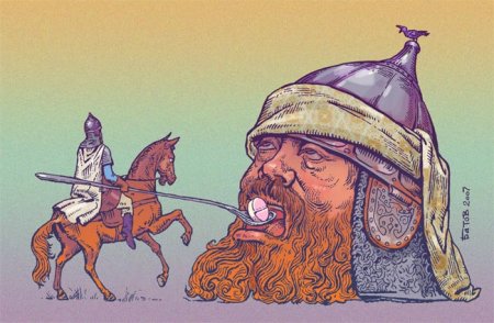 Пушкин Руслан и Людмила голова богатыря