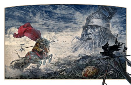 Пушкин Руслан и Людмила голова богатыря