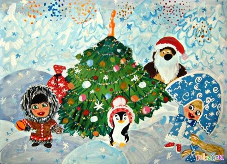 Раскраски новогодние для детей