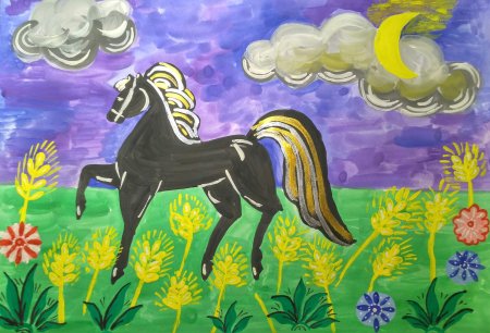 Сивка бурка для рисования