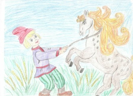 Каурка лошадь Сивка-бурка