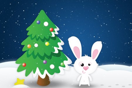 Детские рисунки на новый год