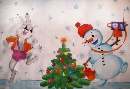 Конкурс детских новогодних рисунков